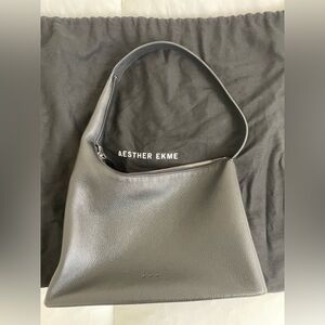 Aesther Ekme Black Shoulder Leather Bag